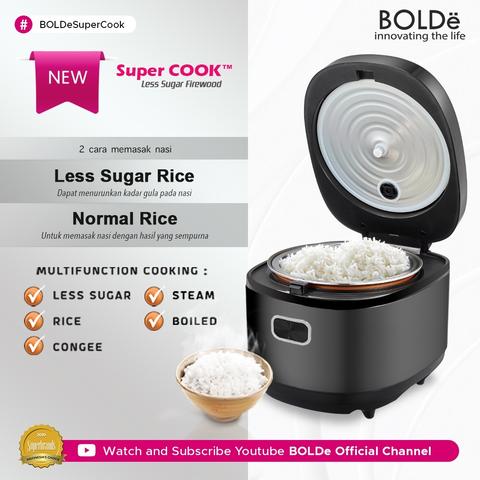 BOLDE Super COOK Less Sugar FIREWOOD